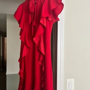 Red, size small, fits like an 8. Never worn.